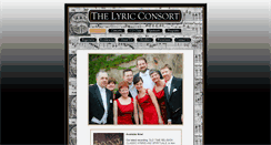 Desktop Screenshot of lyricconsort.com